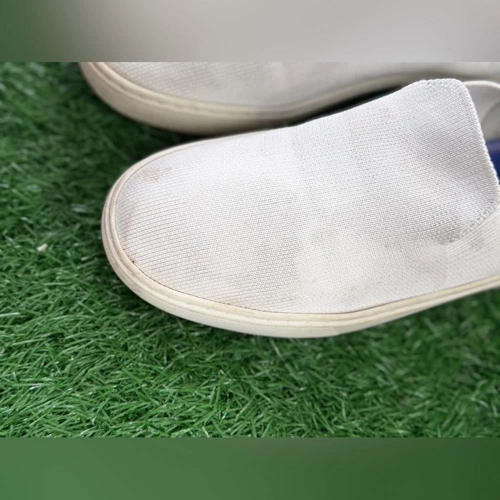 Rothy's White Loafers Slip-On Sneaker Shoes‎ Size 8.5